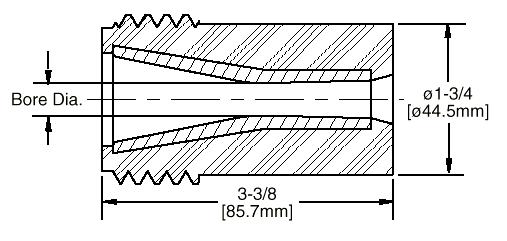 Tungsten Carbide #6 (3/8